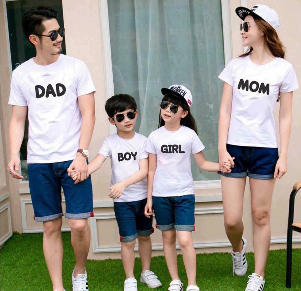 DAD BOY GIRL MOM