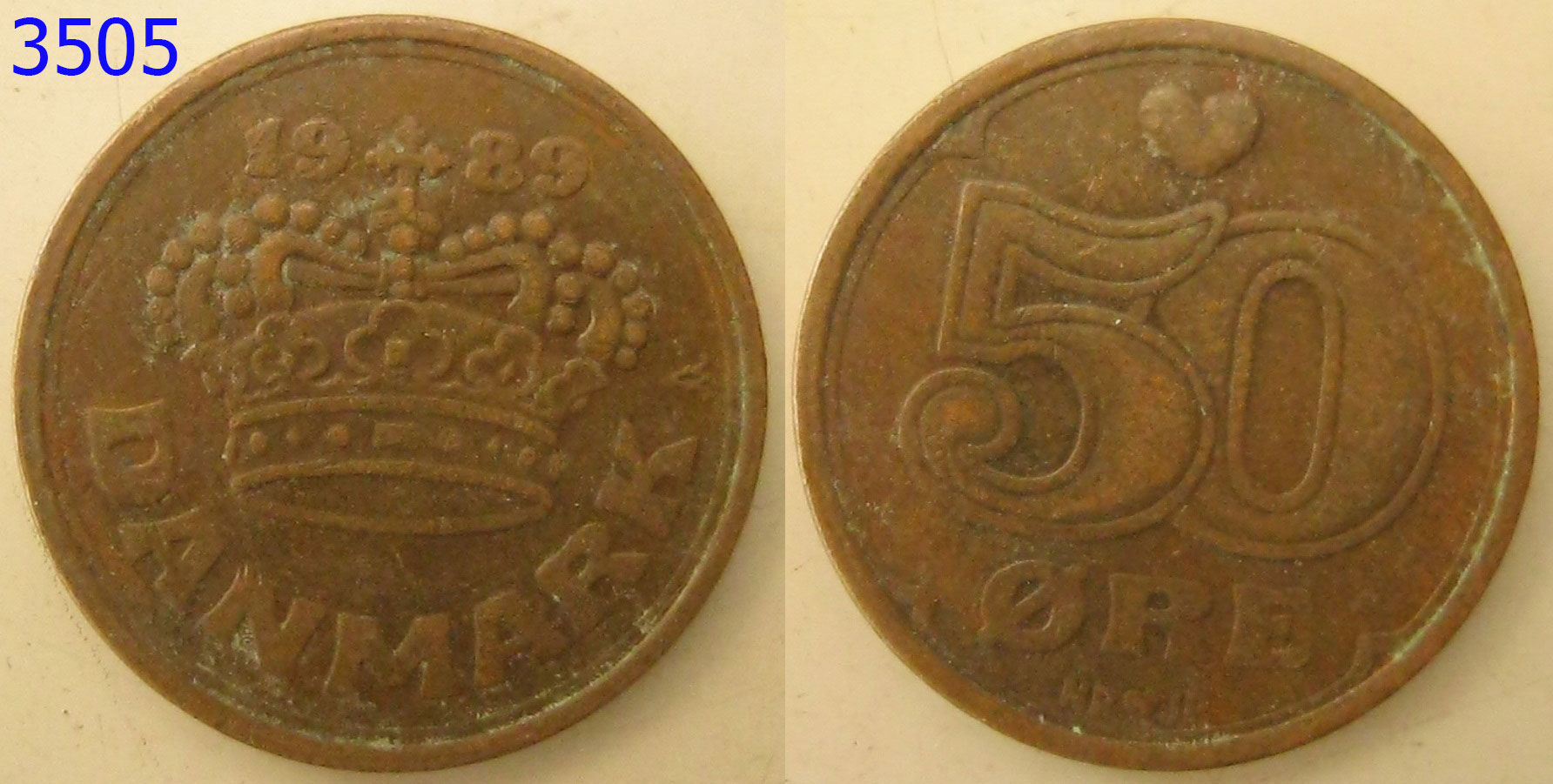 เหรียญต่างประเทศ เหรียญสะสม ปี1989 (3505)