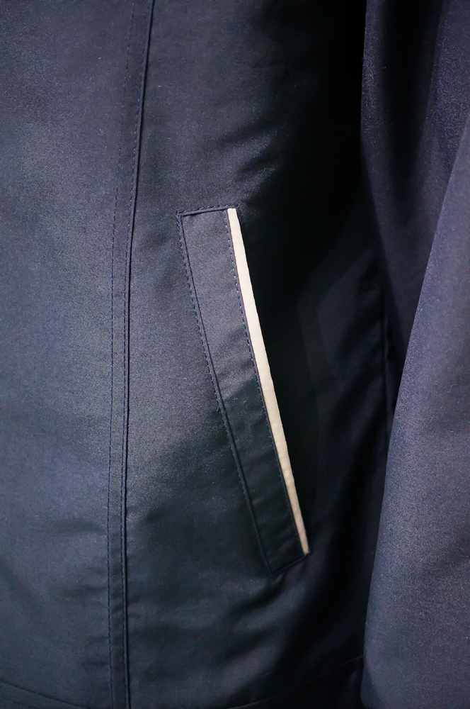 Casual Jacket เสื้อแจ็คเก็ตลำลองสีกรมท่าอ่อน สไตล์คลาสสิค