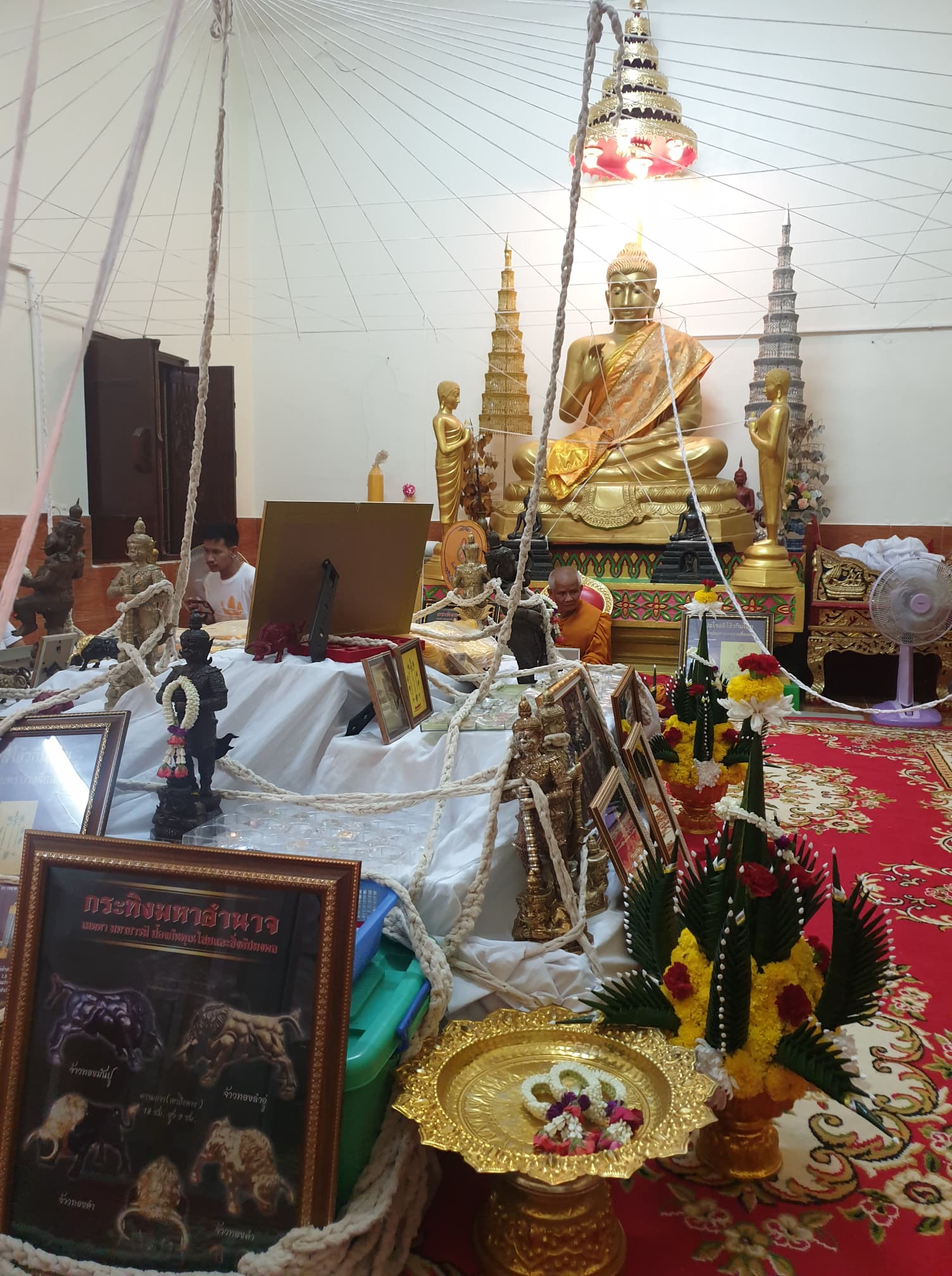 กระทิงมหาอำนาจ จ้าวสีแดง ฝังตะกรุดเงิน วัดบ้านอ้อ อ.โนนไทย จ.นครราชสีมา