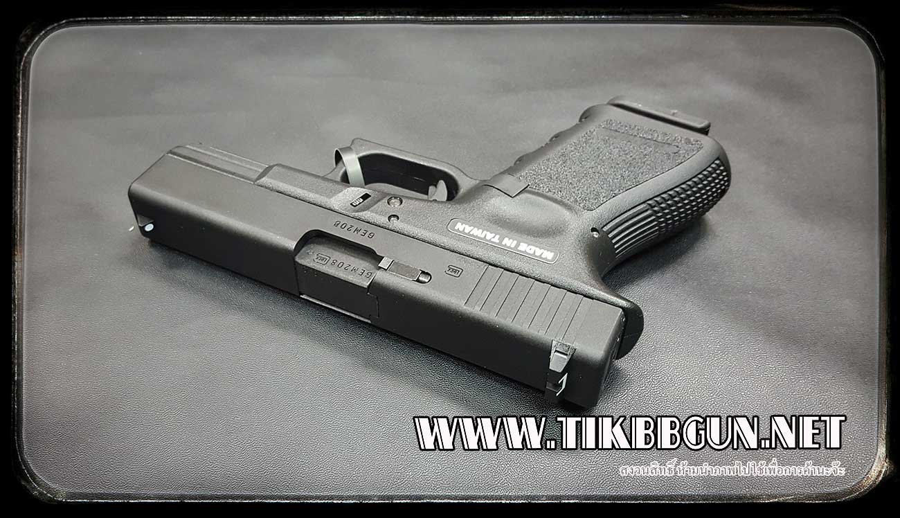ปืนอัดลม(ปืนระบบแก๊ส) รุ่น Glock 19 ของ SAA (VFC)สไลด์เหล็ก มาร์คกิ้งครบ