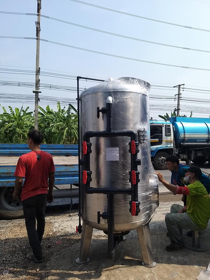 ถังกรองสแตนเลส60นิ้วหนา3มม