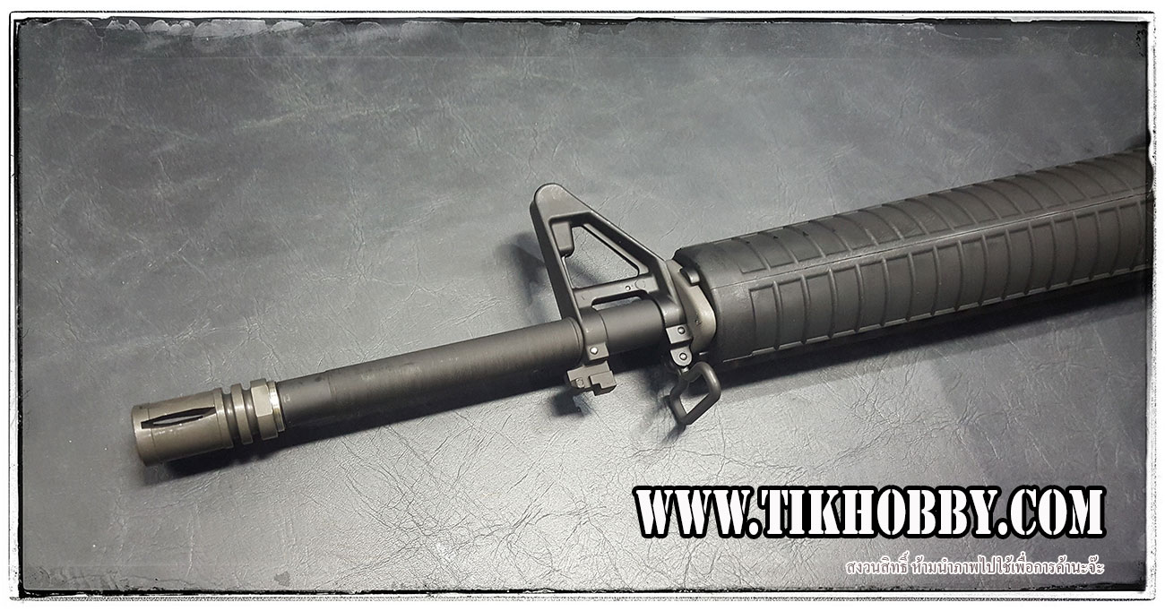 ปืนระบบแก๊สโบลว์แบ็ค M16A3 WE ไม่ยิงลาย เอาไปสร้างลายกันเองน๊า