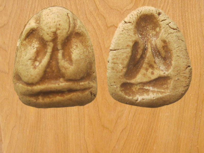 พระปิดตา หลังปั้ม (1413)