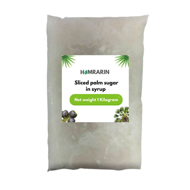 Sliced palm sugar in syrup size 1 kg