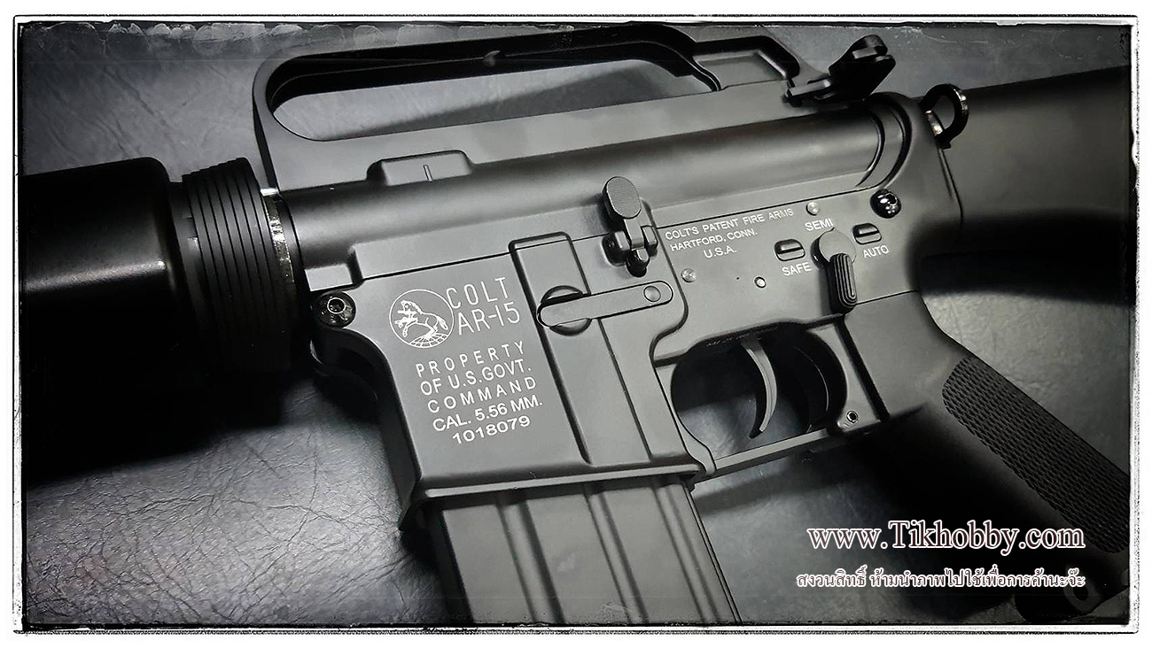 M16A1 ระบบไฟฟ้าบอดี้พลาสติก จาก Double Bell DB085 (ไม่รวมแบต)