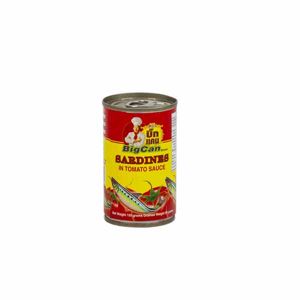 Caned fish sardines size 155 g - Big can