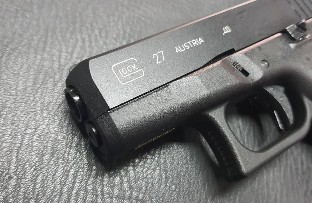 ปืนอัดลม(ปืนระบบแก๊ส) รุ่น Glock 26 Semi Gen3 ของ WE สไลด์เหล็ก (G27)
