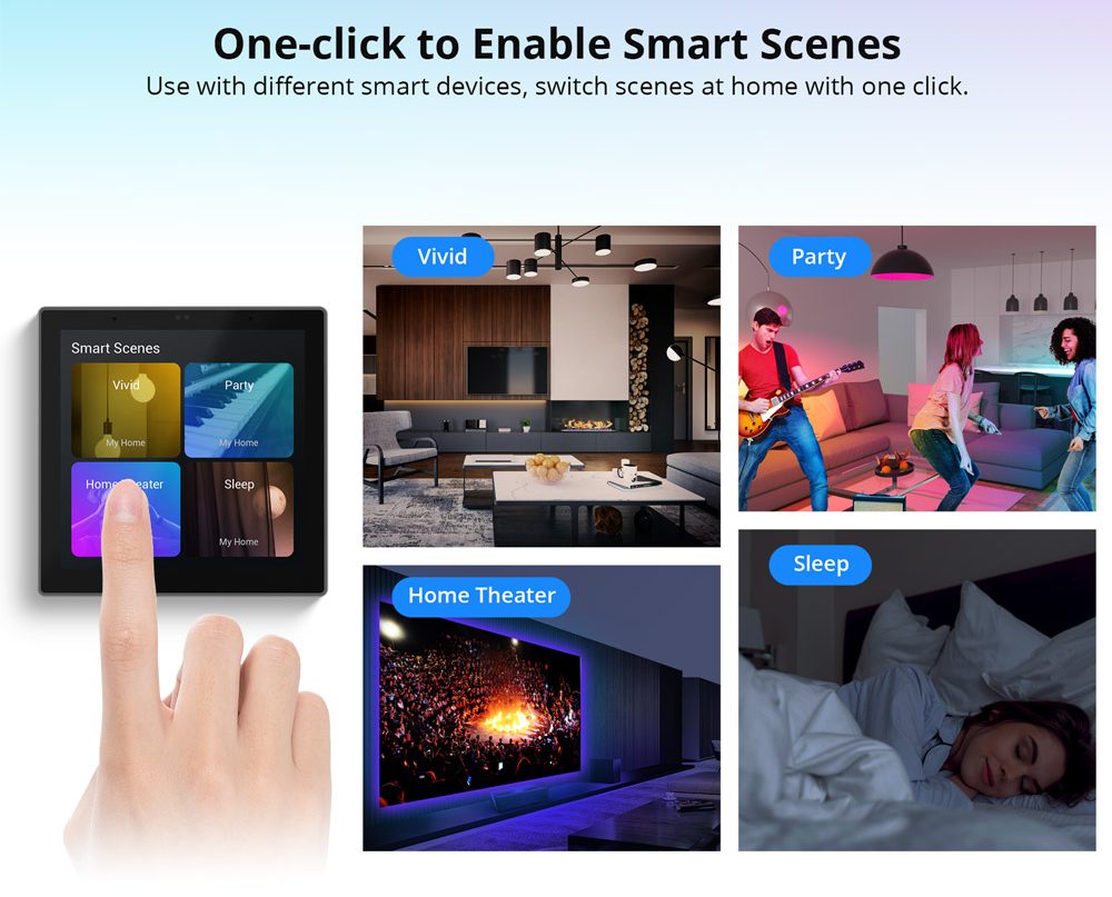 SONOFF NSPanel Pro Smart Home Control Panel (สีดำ) UK