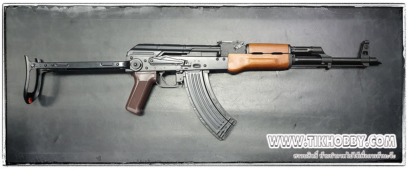 ปืนอัดลม ระบบไฟฟ้า AK EL-A 113S Essential AK-47KMS ท้ายพับ