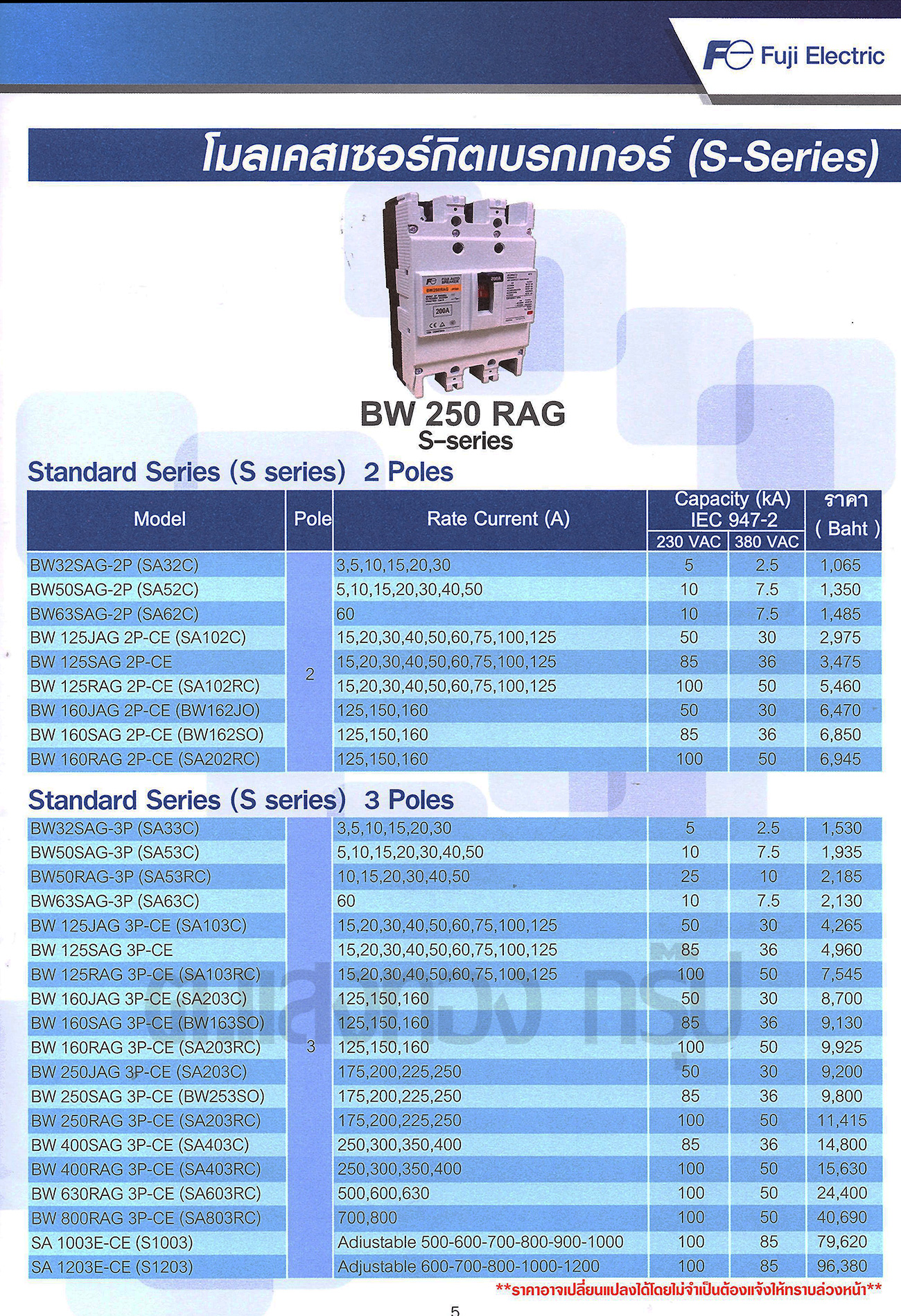 เบรคเกอร์ Fuji