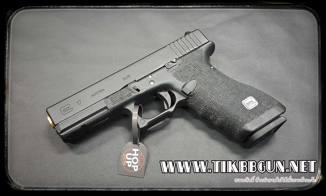 ปืนอัดลม(ปืนระบบแก๊ส) รุ่น Glock 17ท่อทอง ของ SAA(VFC) สไลด์เหล็ก มาร์คกิ้งครบ