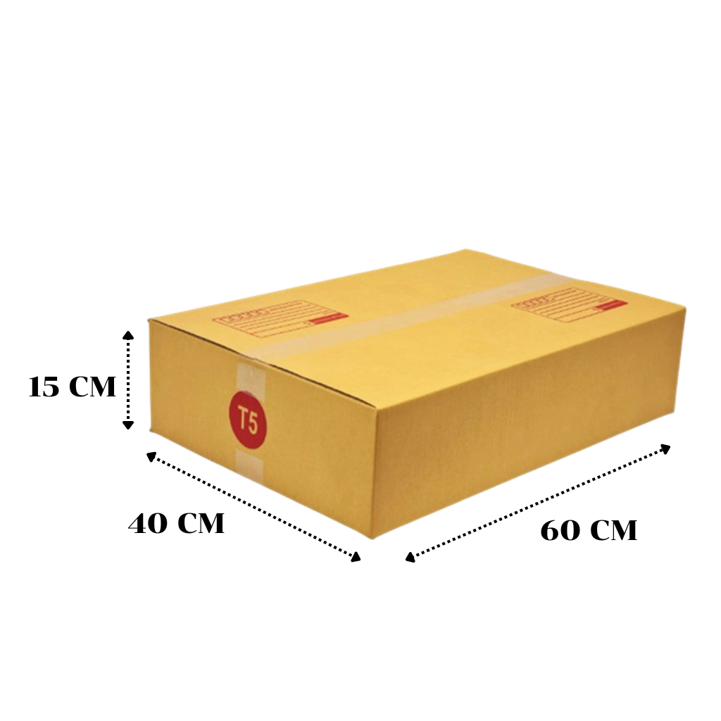 กล่องพัสดุ T5 ขนาด 15x40x60ซม 1มัด10ใบ