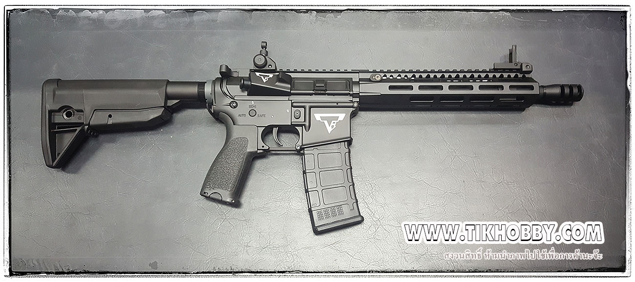 ปืนอัดลม ไฟฟ้า Taran Tactical Innovations TR1 จาก E&C รุ่น 854S M-LOK จากหนังดัง John Wick (Gen2)