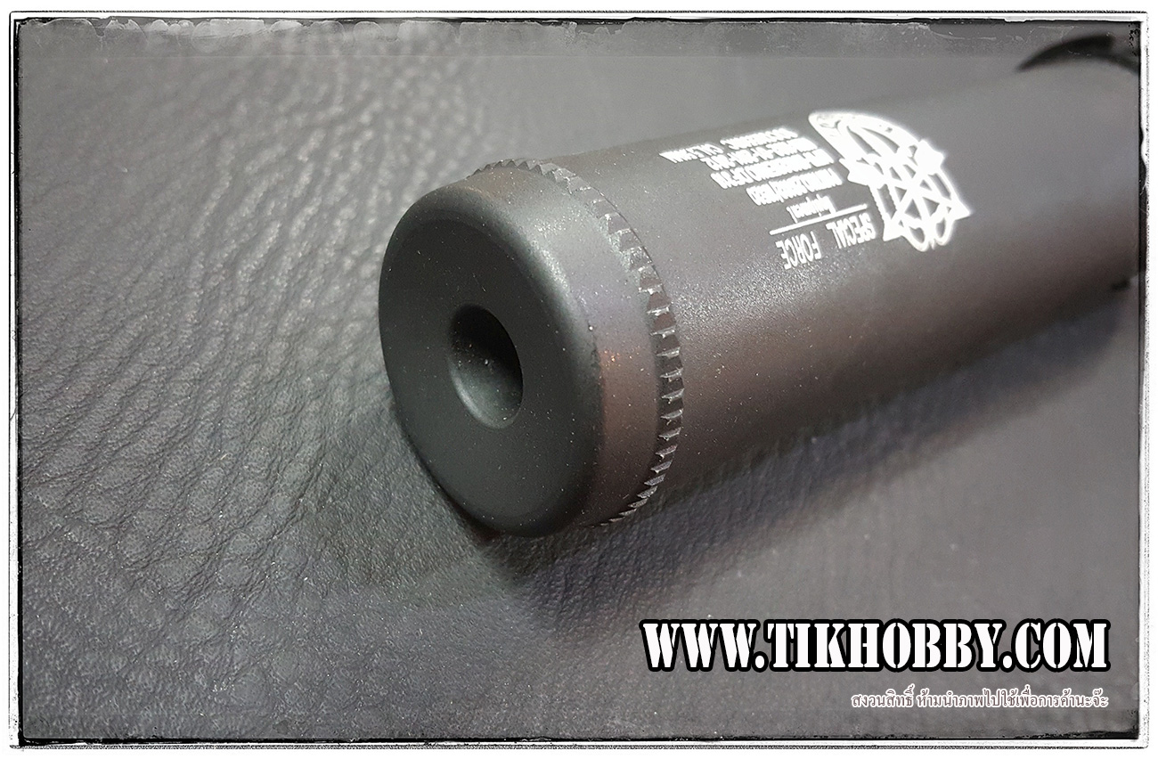 ไซเรนเซอร์ หรือท่อเก็บเสียงขนาด 6" ใช้กับปืนยาว (+ปลอกลดแสง)