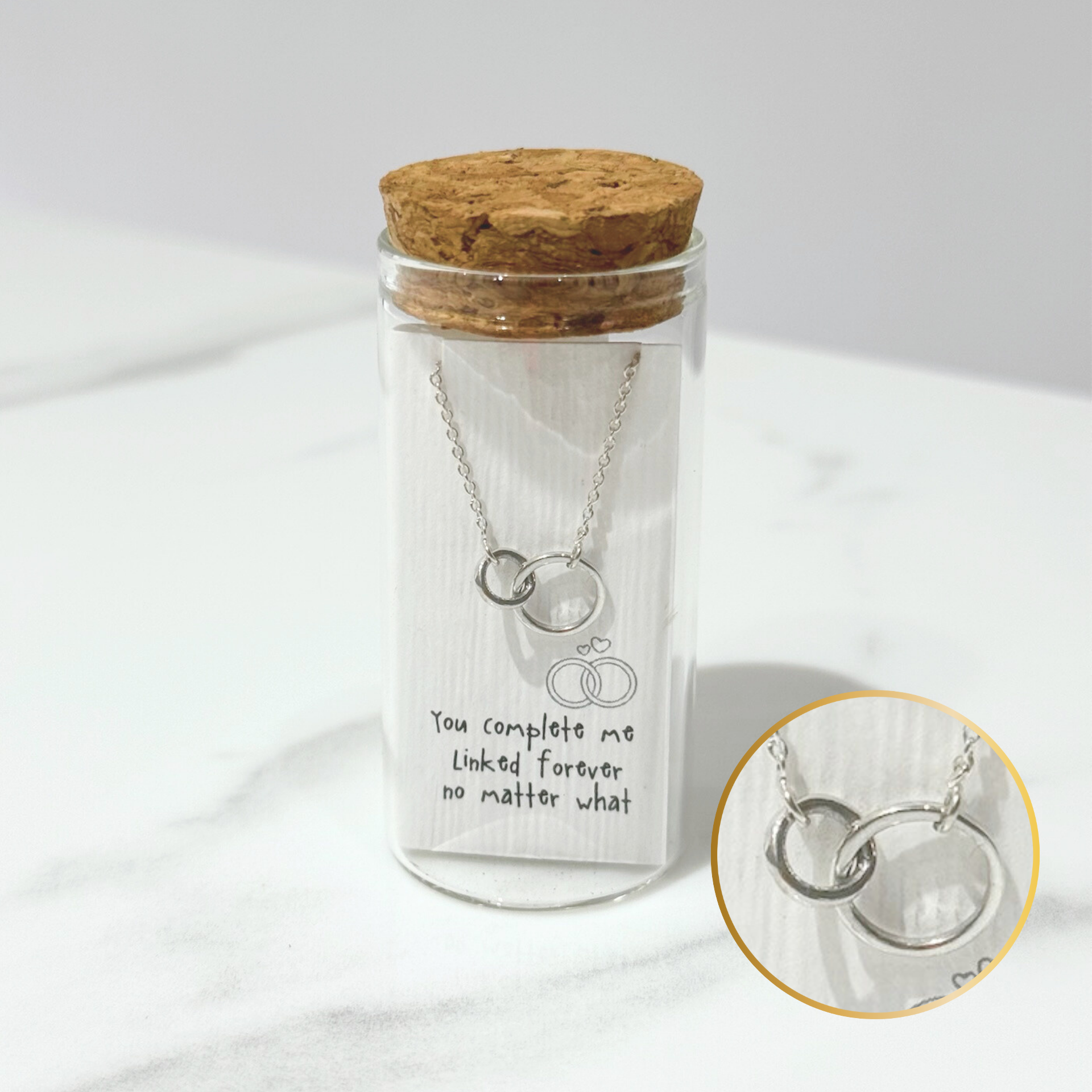 1D Jewellery สร้อยเงินแท้ 925 Love Collection