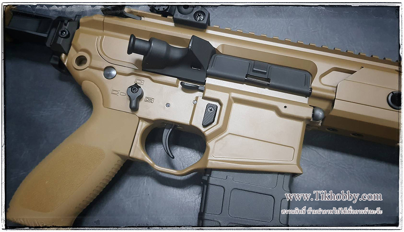 E&C AF-S001-1 9.5" BK-Gray-Fde S2 ปืนอัดลมไฟฟ้า SIG MCX SBR