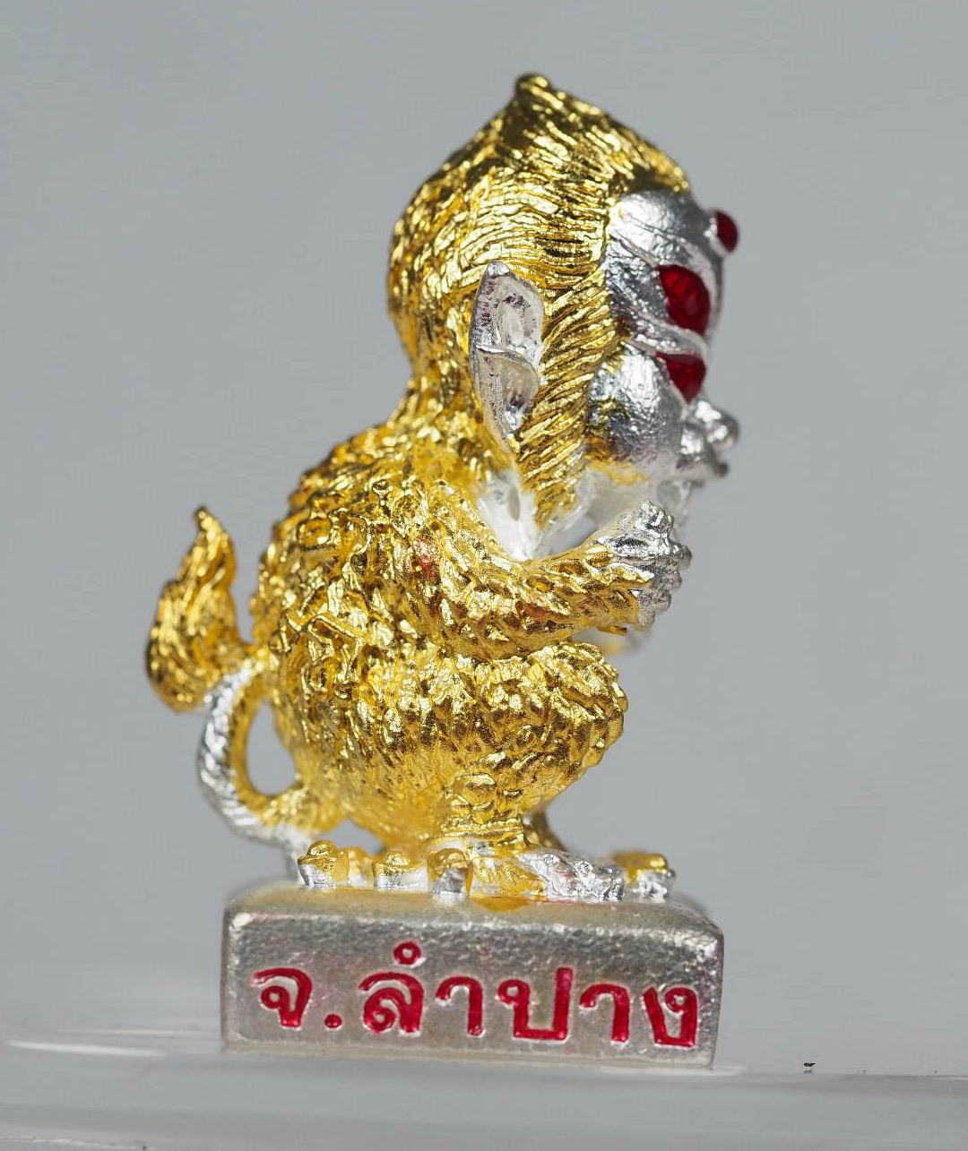 เทพอินทร์แปลงสี่หูห้าตา รุ่นเศรษฐีนำโชค เนื้อโลหะชุบ2K