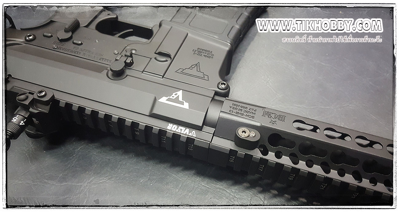 ปืนอัดลม ไฟฟ้า Taran Tactical Innovations TR1 จาก E&C รุ่น 854S KeyMod จากหนังดัง John Wick (Gen2)