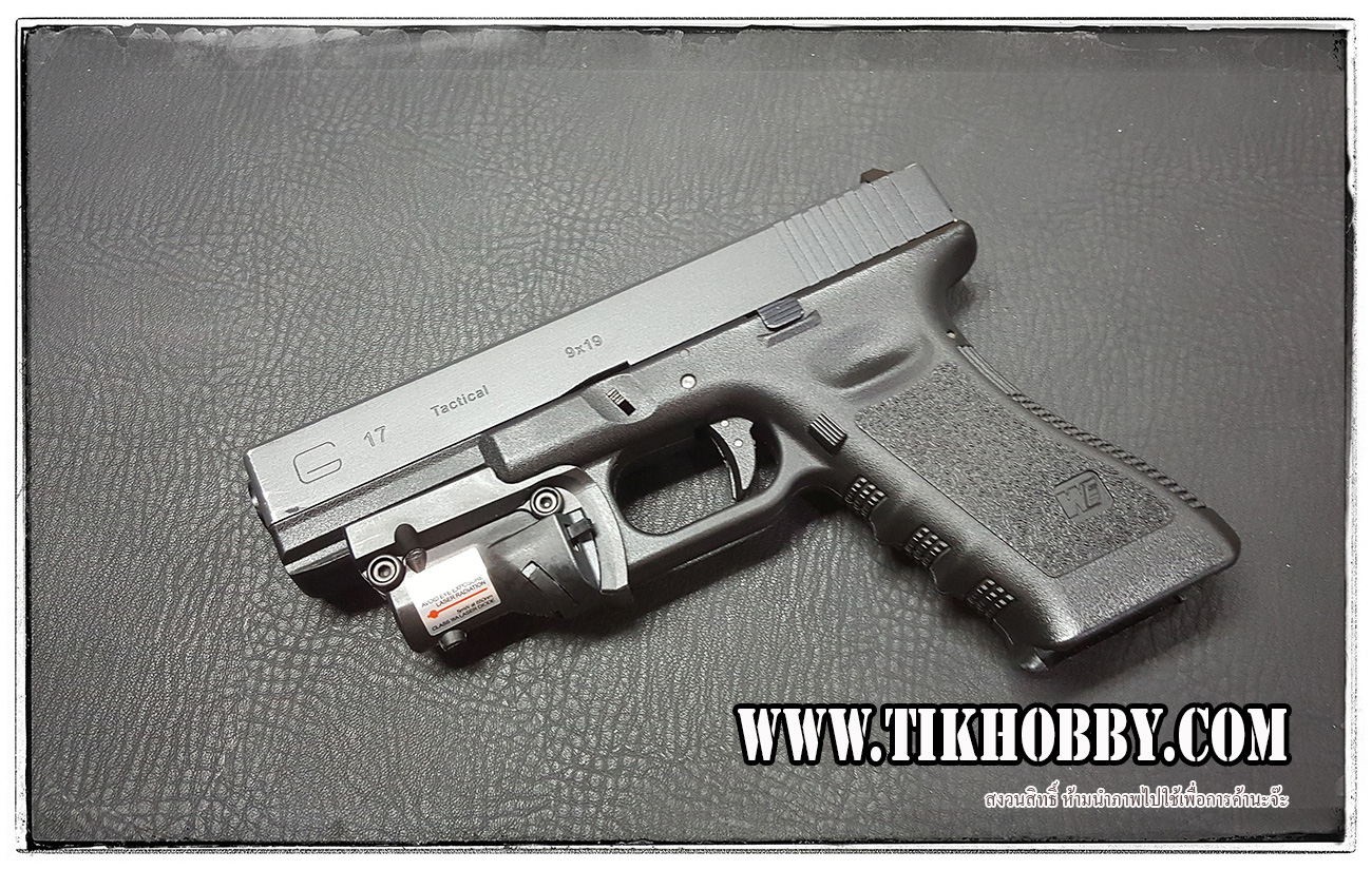 เลเซอร์แดงติดโกร่งไกสำหรับปืน Glock ทุกรุ่น