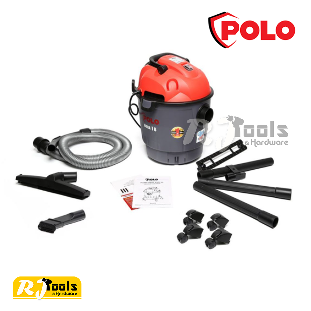 เครื่องดูดฝุ่นน้ำ-แห้ง 18 ลิตร POLO รุ่น AURA-18