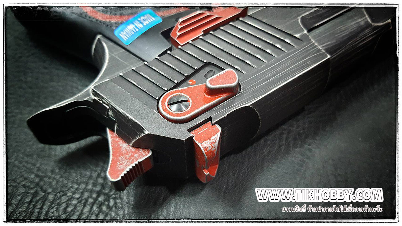 Dead Pool ปืนสั้นระบบแก๊สโบลว์แบล็ค รุ่น Desert Eagle จาก Cyber Gun สีดำ ระบบแก๊สทั่วไป