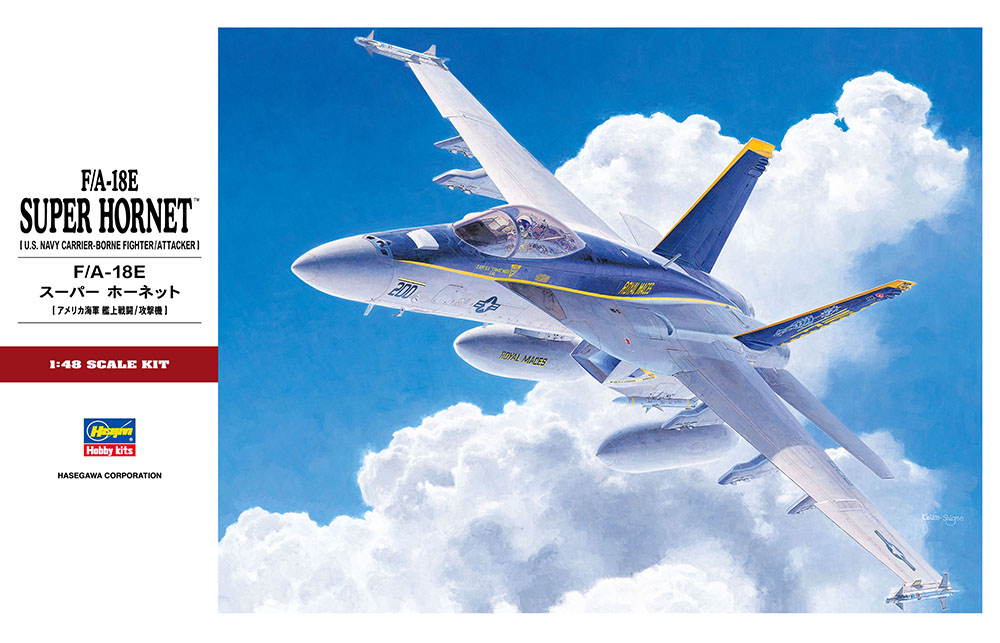 โมเดล F/A-18E Super Hornet by Hasegawa 1/48