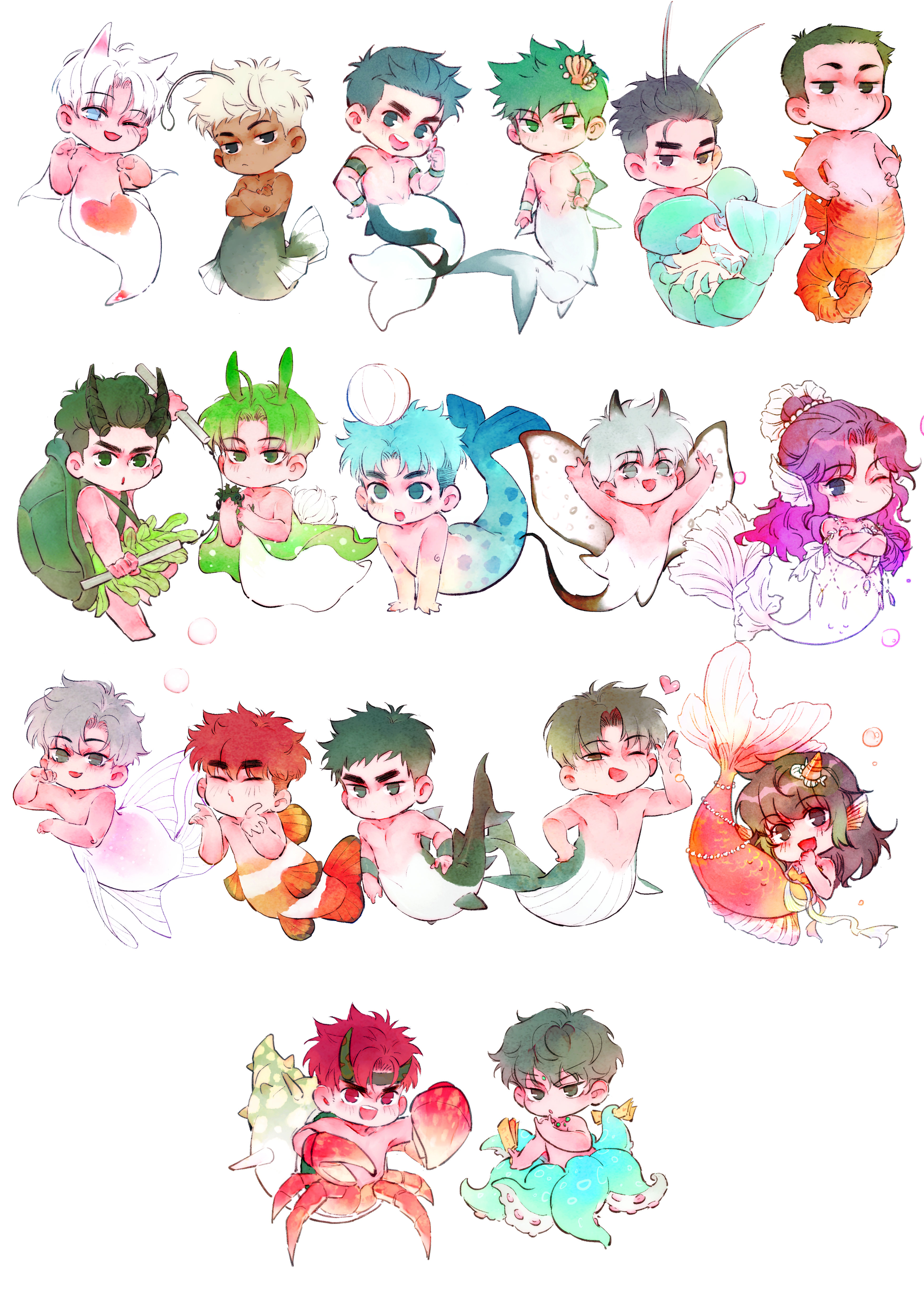 สติกเกอร์ Under The Sea