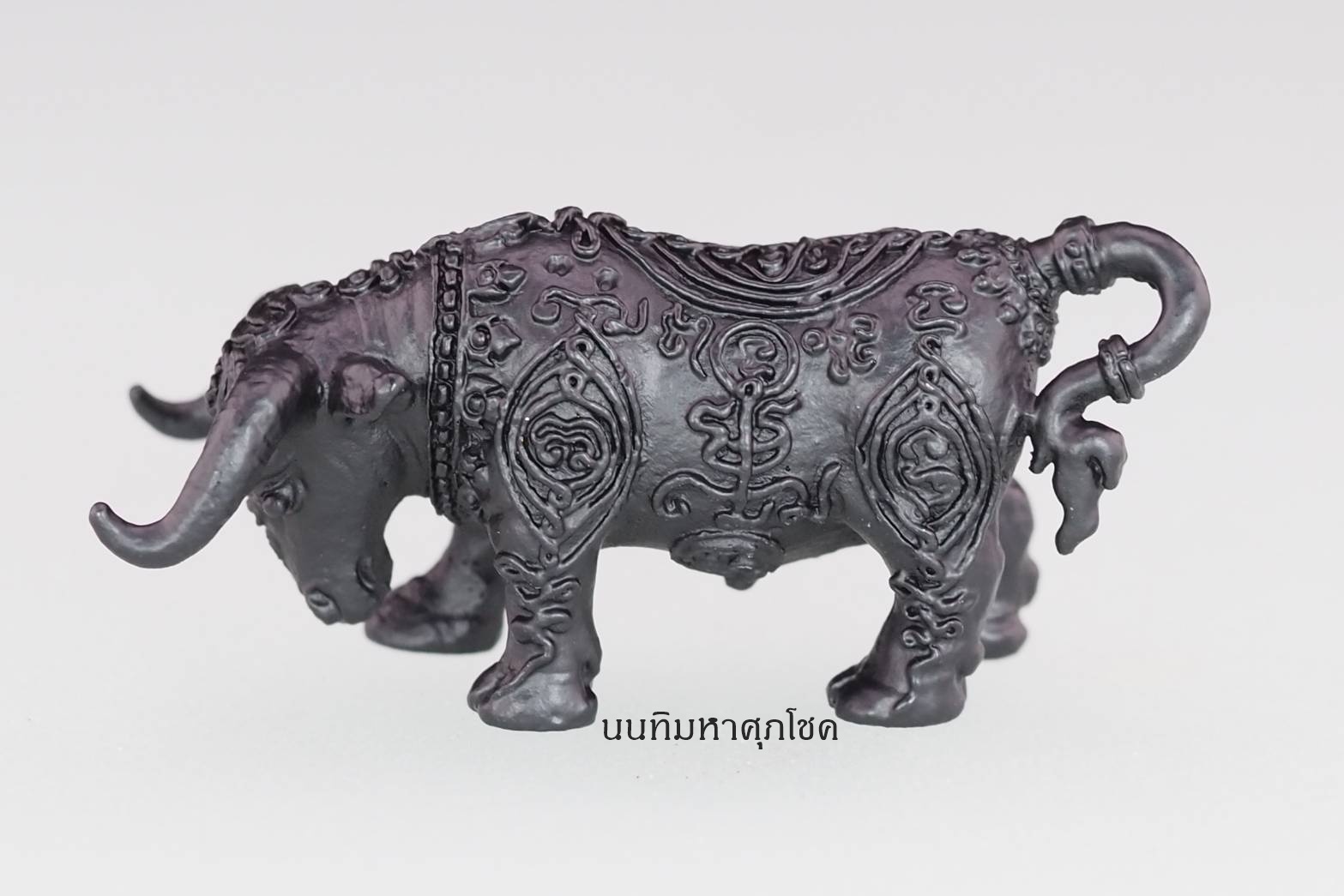 นนทิมหาศุภโชค หลวงพ่อสนั่น สุนันโท เนื้อทองแดงรมดำ วัดกลางราชครูธาราม อ.วิเศษชัยชาญ จ.อ่างทอง