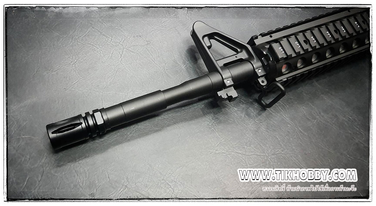 ปืนระบบแก๊สโบลว์แบ็ค M4RIS บอดี้เหล็ก จาก Golden Eagle MC6604 RIS