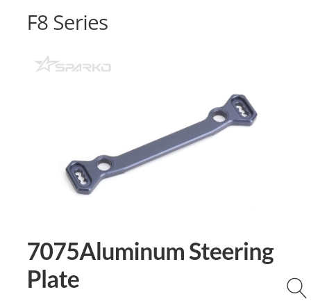 Alu steering plate
