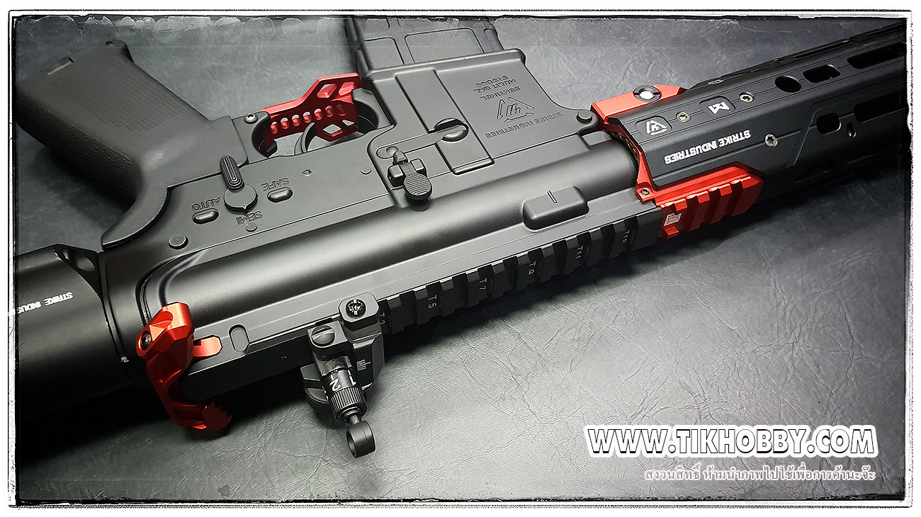 E&C 338 S2 RED ปืนอัดลมไฟฟ้า จาก E&C Stirke Industries -GRIDLOK 11"