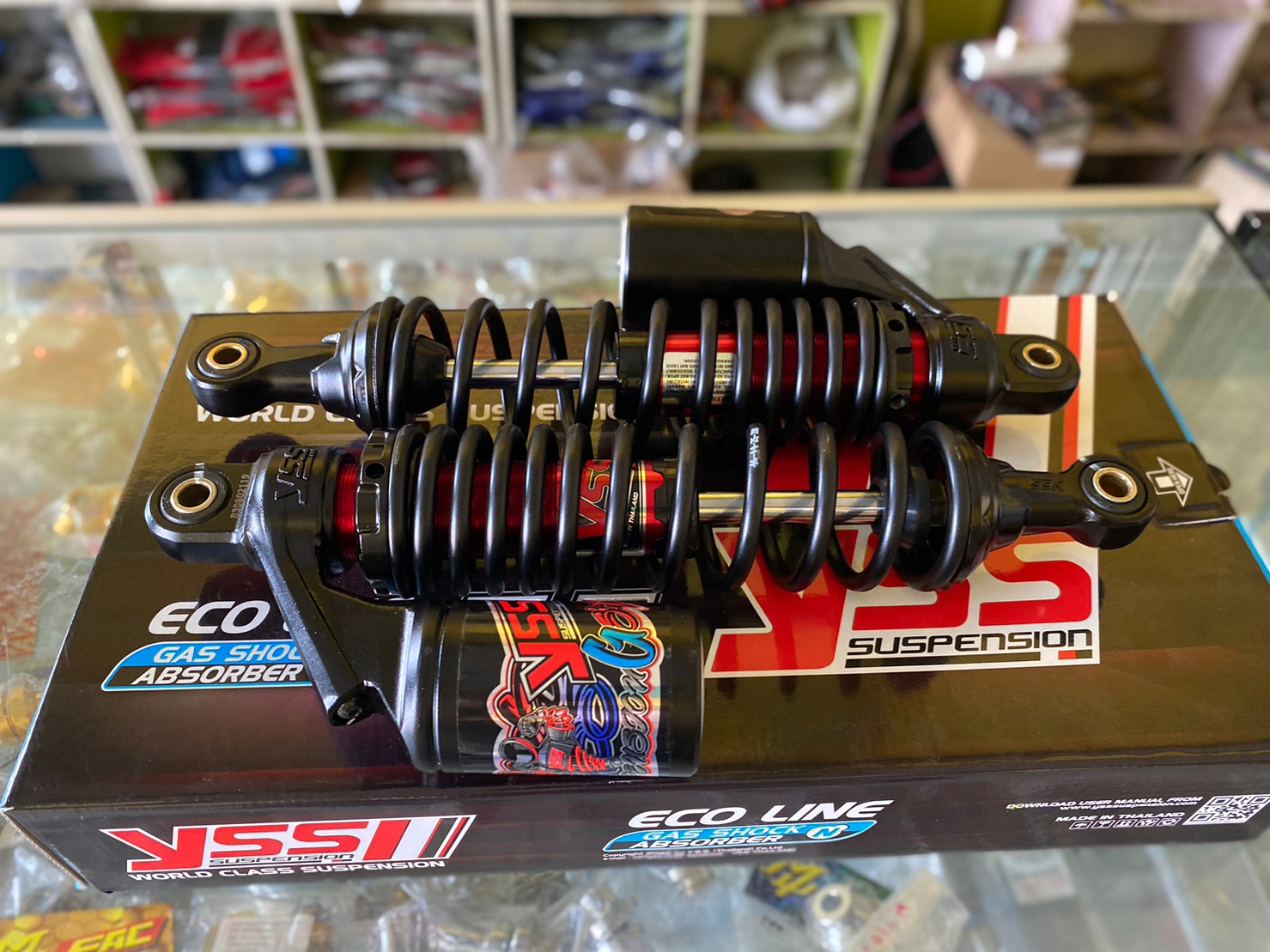 โช๊คyssแท้ (แก๊สแท้) G-Six G-SIX โช๊คหลังแต่ง WAVE ทุกรุ่น WAVE100S, WAVE125R, S, X, WAVE125i, WAVE125ปลาวาฬ YSS แท้100%