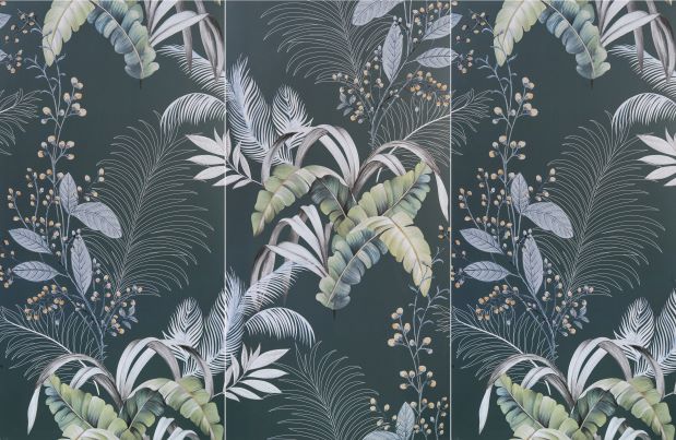 กระเบื้องภาพชุดลายดอกไม้ใบไม้ 60x120cm ทรอปิคอลดรีม1-B (TROPICAL DREAM1-B)