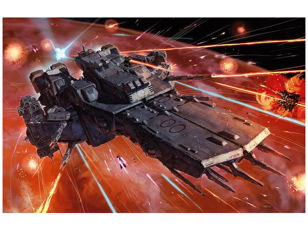 SDF-1 Macross Fortress Warship 1/4000 (The Movie Ver.)