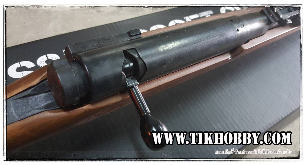 ปืนอัดลมเบาแบบชักยิงทีล่ะนัด รุ่น E38 หรือ T38 เหล็กจริง ไม้แท้ จาก S&T