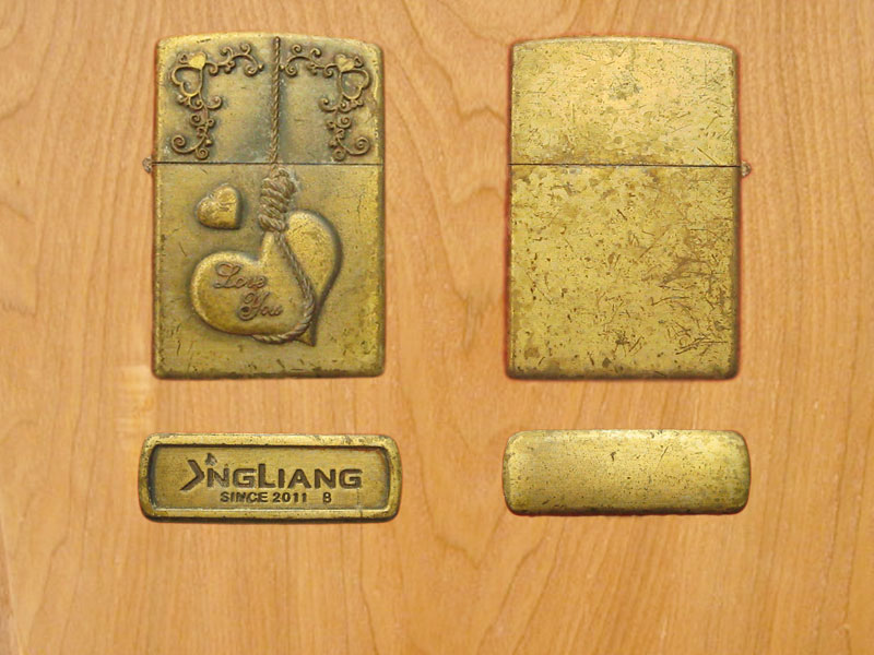 ไฟแช็ค NGLIANG SINCE 2011 B ทองเหลือง (4601)