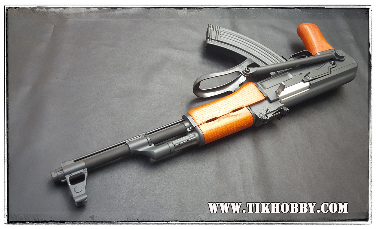 ปืนอัดลม ระบบไฟฟ้า AK47ท้ายพับ CM042S ไม้แท้ๆ จาก Cyma