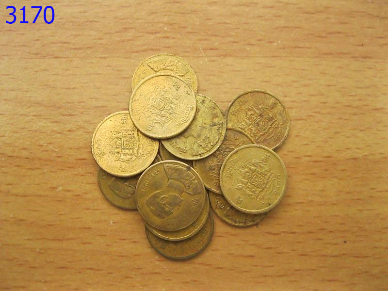 เหรียญ5สตางค์ ปี2493เนื้อทองเหลือง (3170)