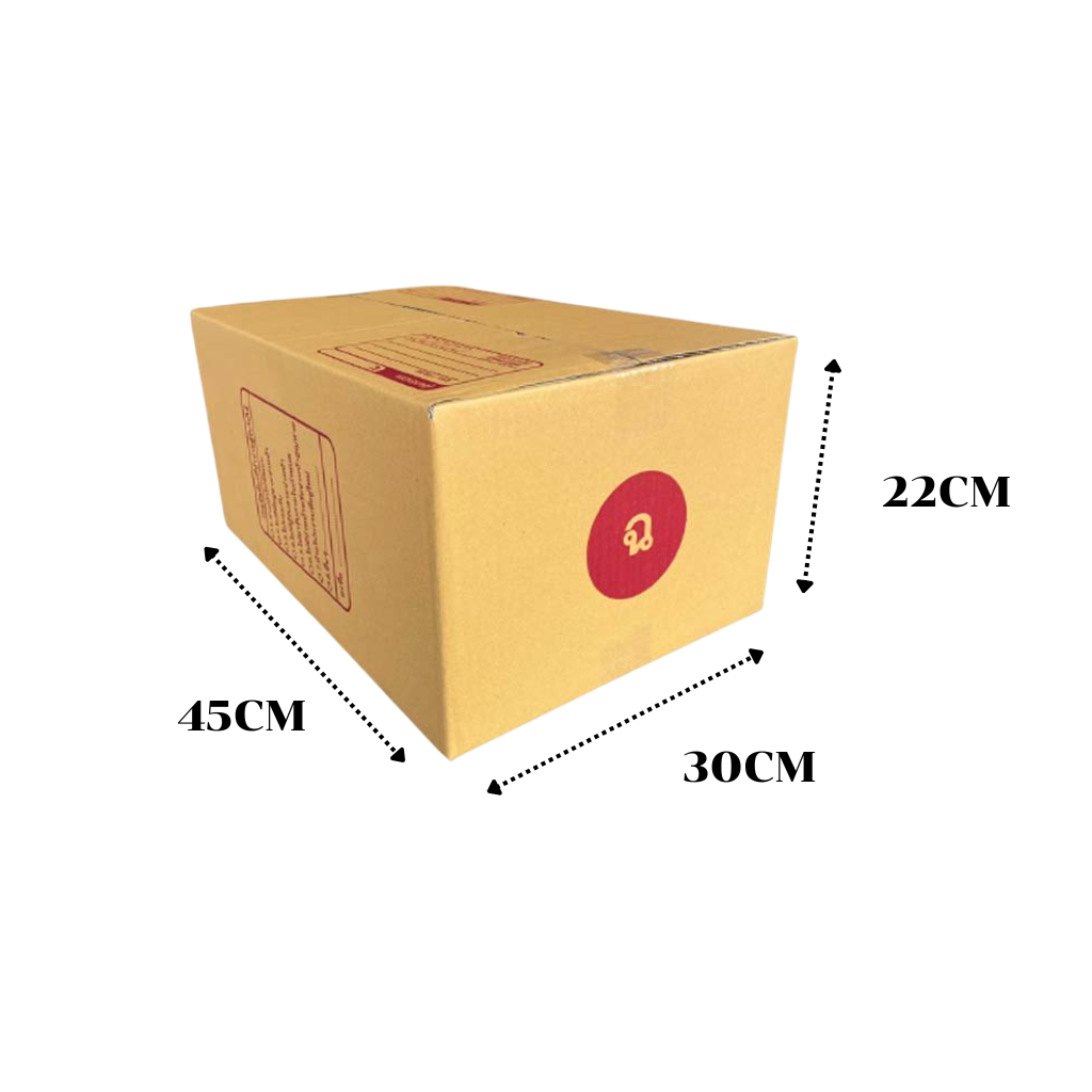 กล่องพัสดุ ฉ ขนาด 45x30x22ซม 1มัด10ใบ