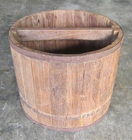 ถังไม้สักตวงข้าว 20ลิตร (4509)