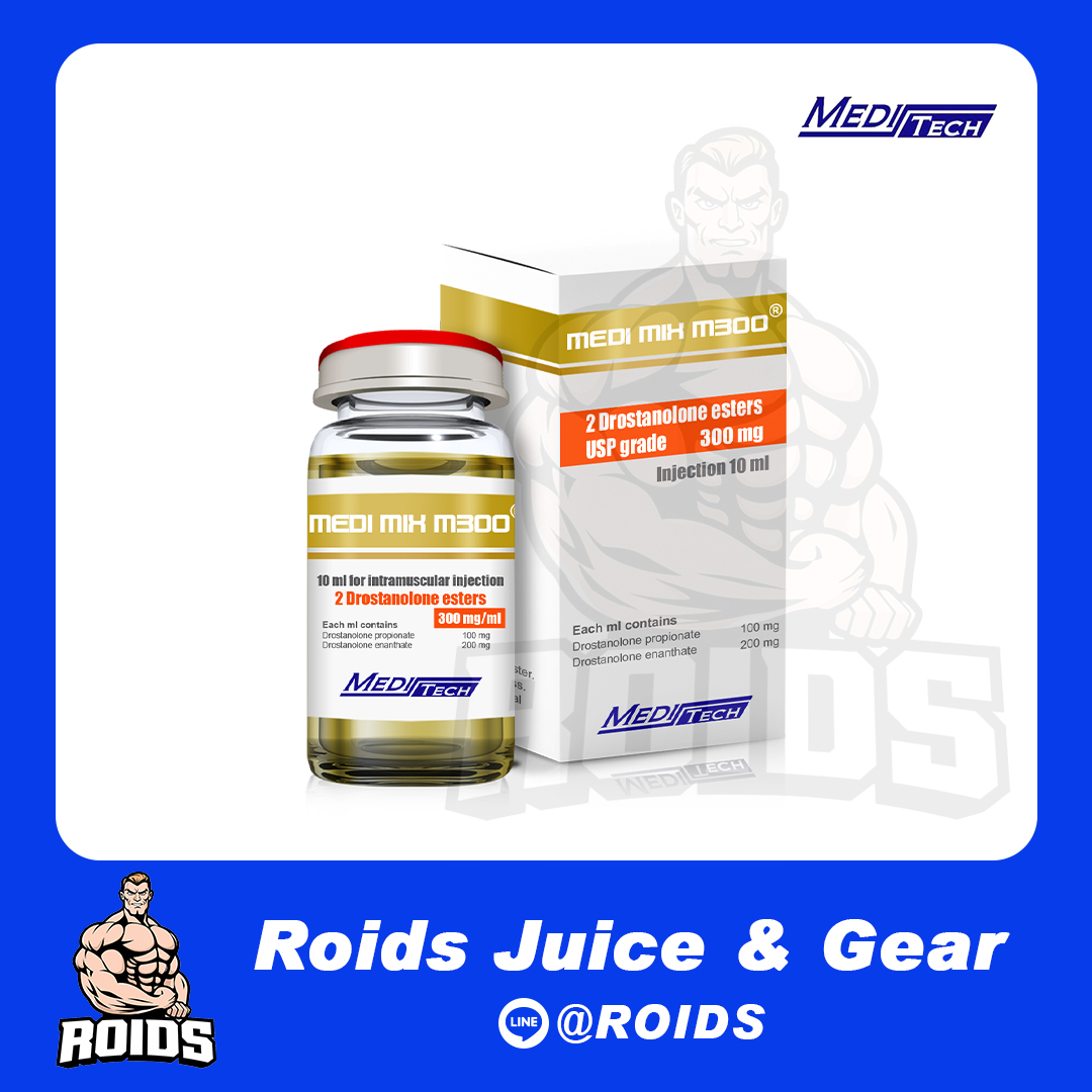 MEDI MIX M300 2 DROSTANOLONE ESTERS USP GRADE 300 mg