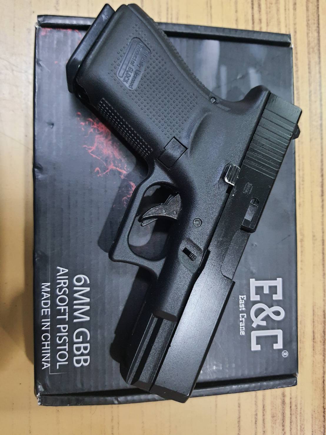 (มือ2) ปืนสั้น Glock19 Gen5E&C สีดำ