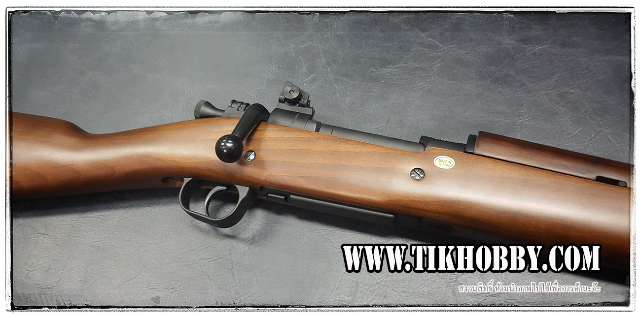 ปืนอัดลมเบาแบบชักยิงทีล่ะนัด รุ่น 1903 เหล็กจริง ไม้แท้