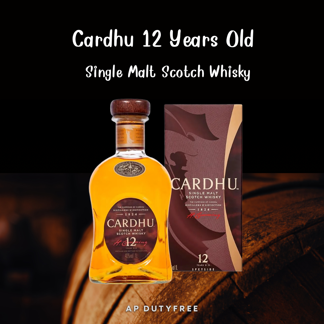 Cardhu 12 Year Old Single Malt Scotch Whisky 1 L
