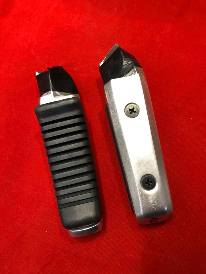 พักเท้าหลัง Hayate พักเท้าแต่ง พับขึ้น-ลง เสียงดังลั่นๆ แปลงเรียบร้อยแล้วพร้อมใส่ Wave110 i , Wave125,ปลาวาฬ