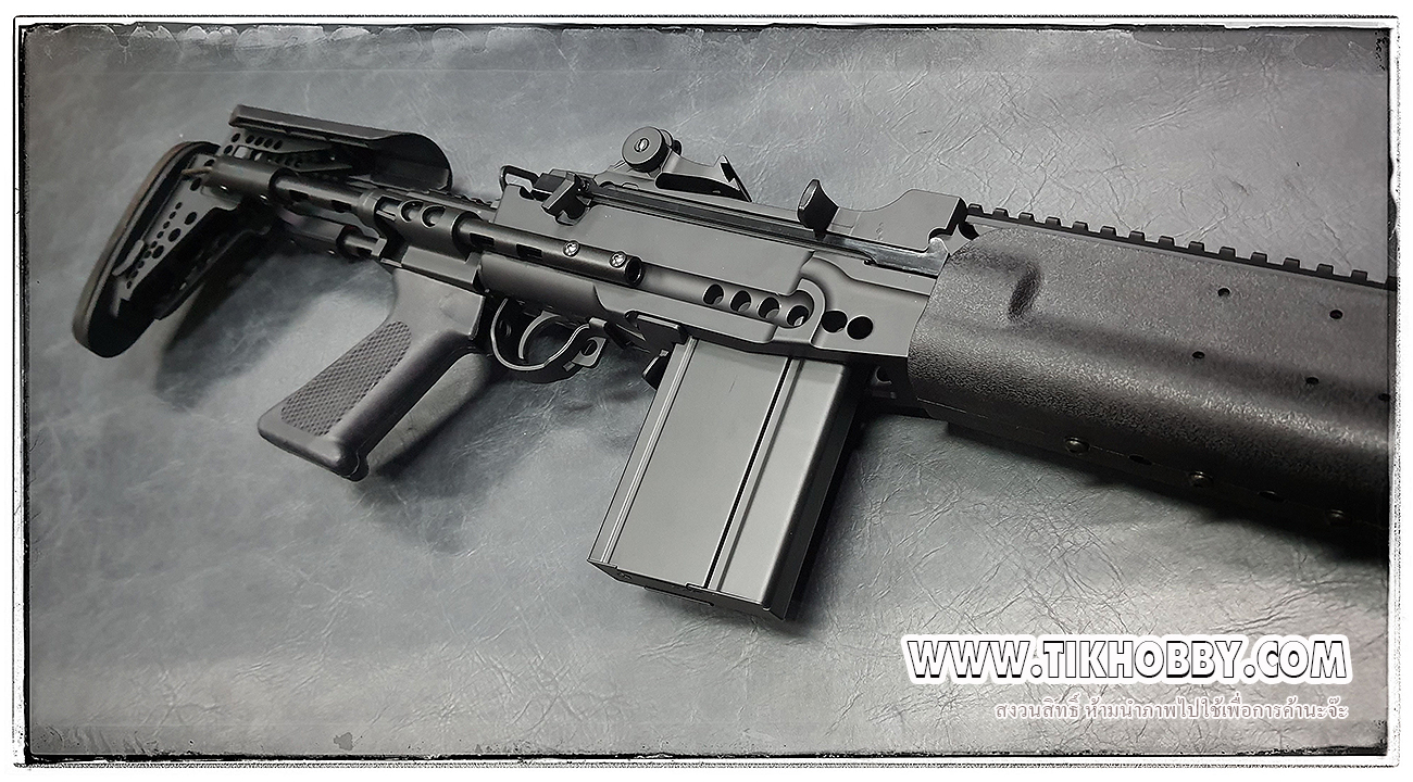 ปืนอัดลมไฟฟ้า M14EBR Scout หน้าสั้น จาก Jg (จินกง) (jg1403)