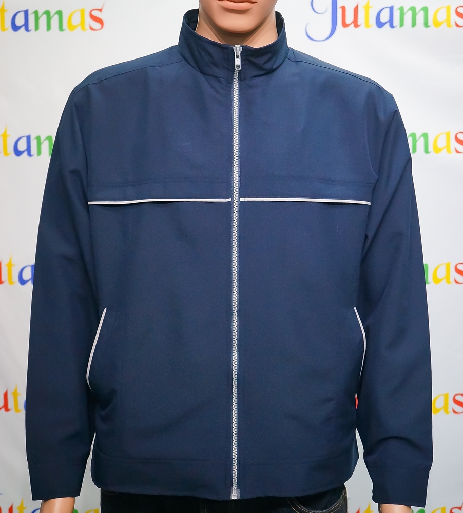 Casual Jacket เสื้อแจ็คเก็ตลำลองสีกรมท่าอ่อน สไตล์คลาสสิค