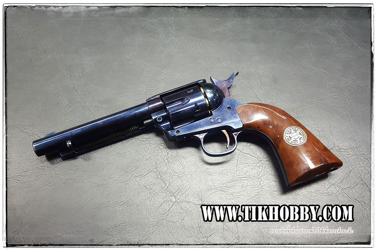 ปืนลูกโม่คาวบอย Colt SAA สีรุ้ง ระบบ Co2