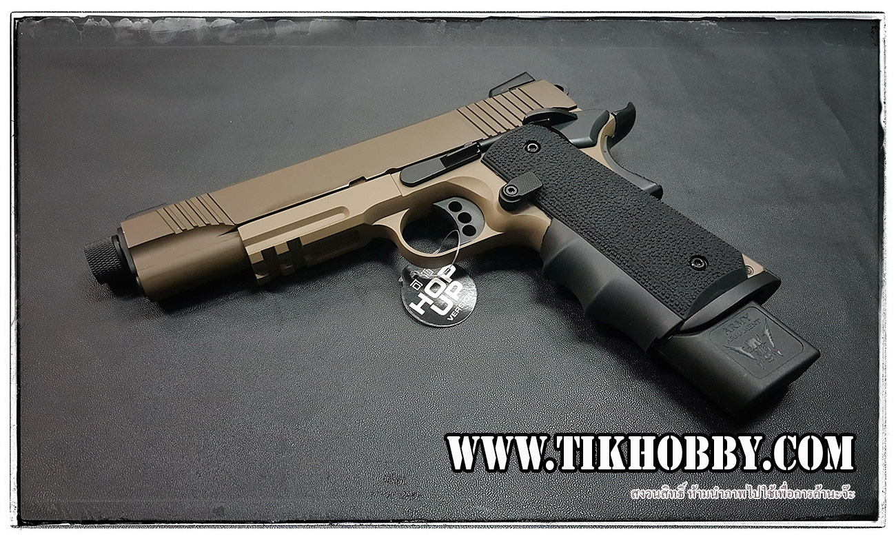 ปืนBB R28 (M1911) Dark Earth จากค่าย Army (มีรีวิว)